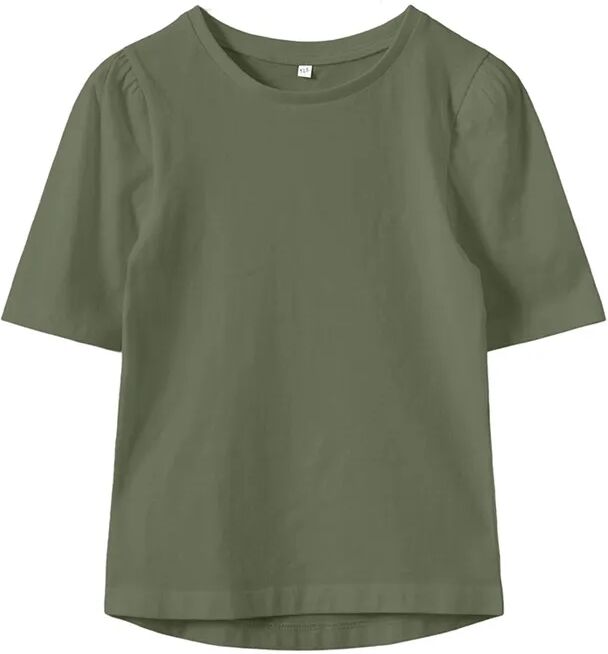 name it T-Shirt NKFVIVALDI in deep lichen green