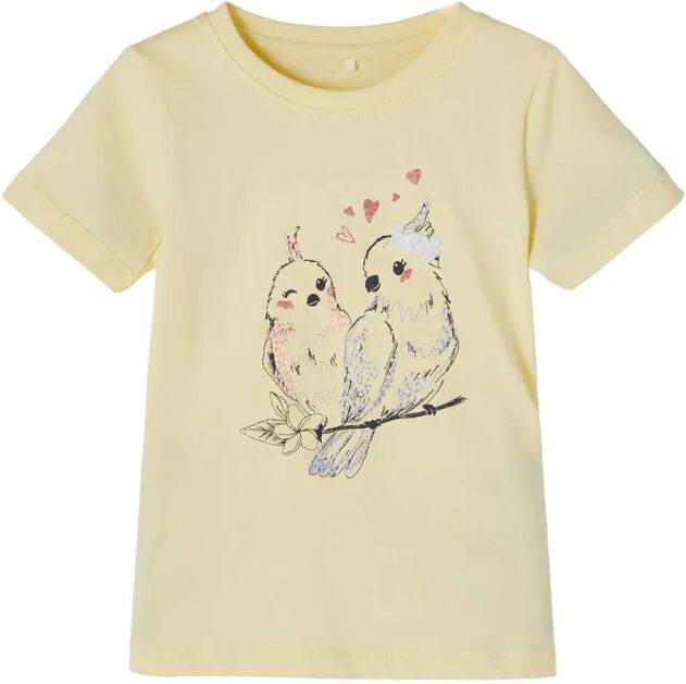 name it T-Shirt NMFDELTA BIRDS in double cream