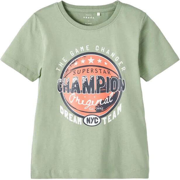 name it T-Shirt NMMVICTOR CHAMPION in hedge green