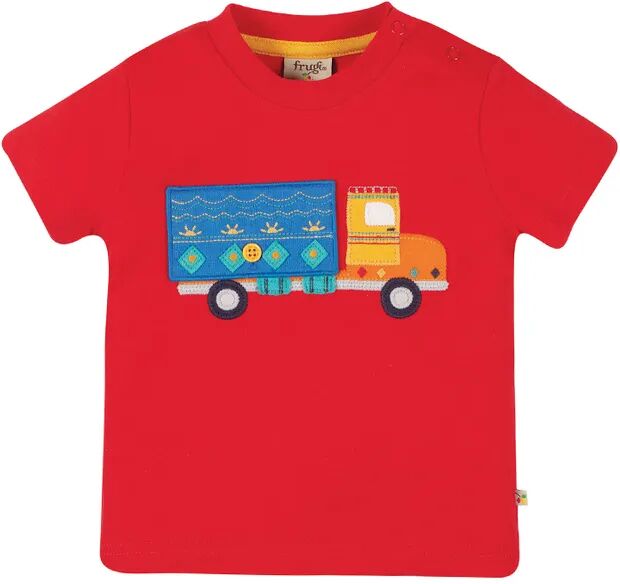 frugi T-Shirt PLAYDATE – TRUCK in rot