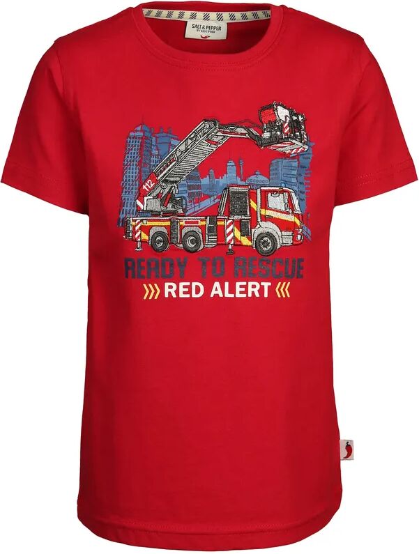 Salt & Pepper T-Shirt READY TO RESCUE in fire red