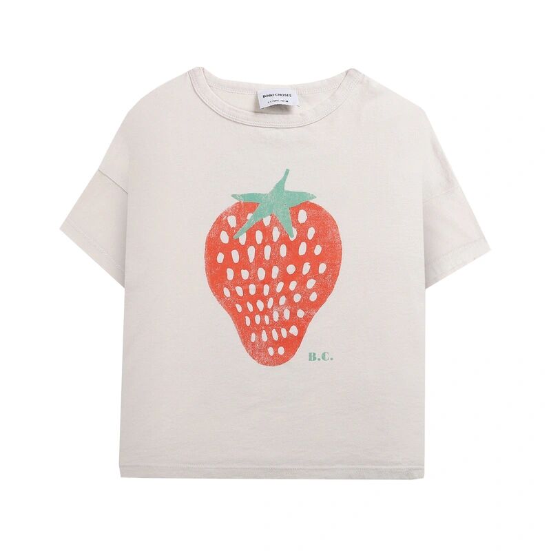Bobo Choses T-Shirt STRAWBERRY in offwhite