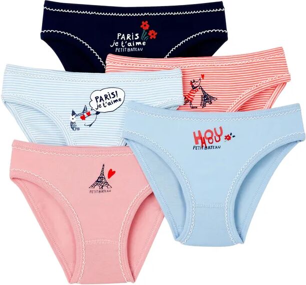 Petit Bateau Unterhose PARIS 5er-Pack in multico