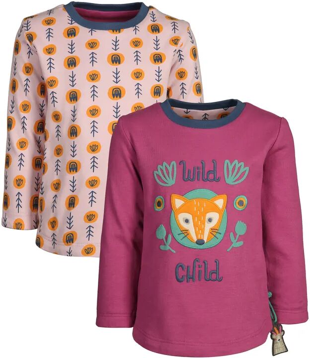 Sigikid Wende-Sweatshirt WILD CHILD in lila/rosa