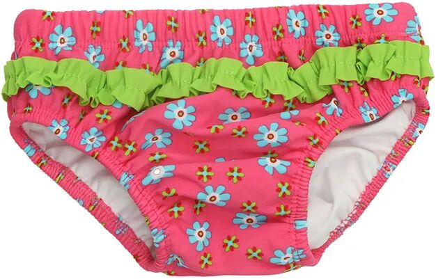 Playshoes Windel-Badehose BLUME mit Rüschen in pink