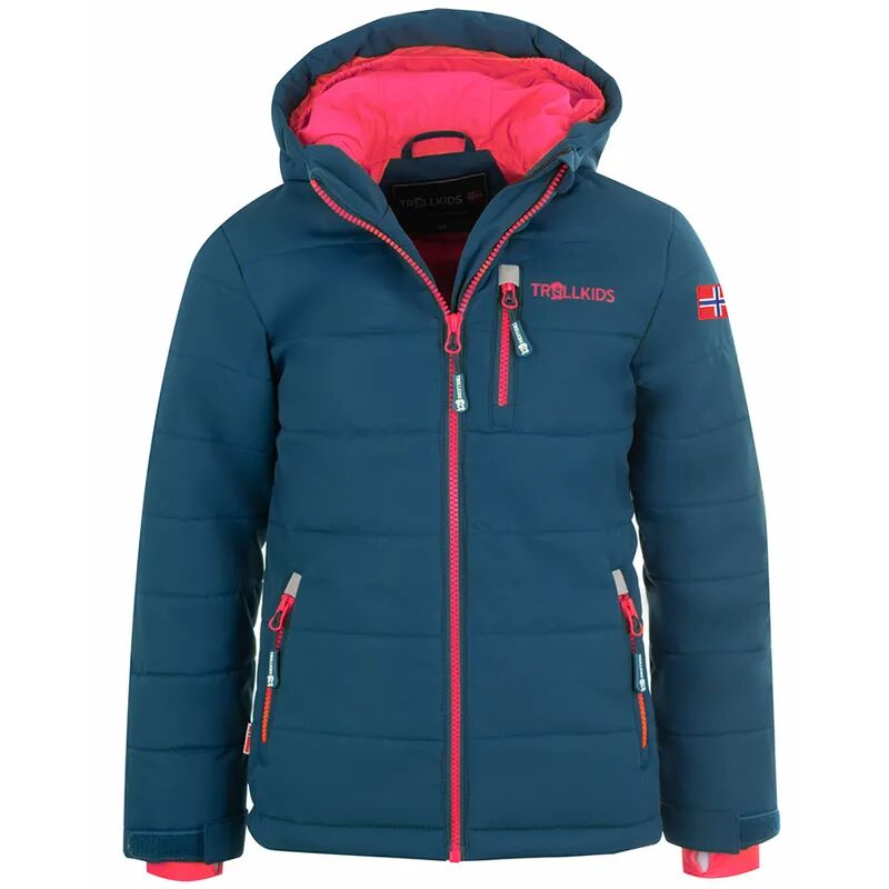 TROLLKIDS Winter-Steppjacke KIDS HEMSEDAL XT in navy/magenta