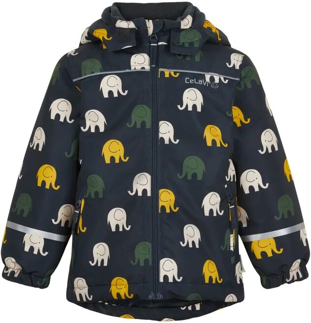 CeLaVi Winterjacke ELEPHANTS AOP in blue graphite