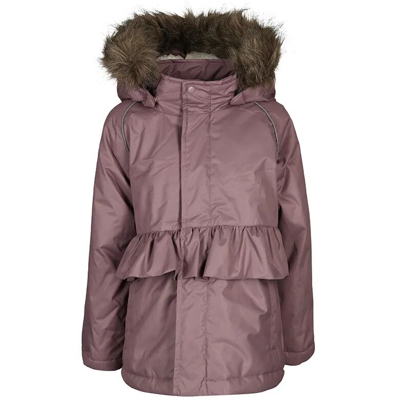 name it Winterjacke NMFMAELA mit Kunstfellbesatz in lavendel