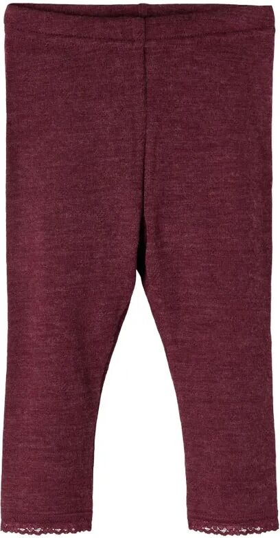 name it Woll-Leggings NBFWANG in red mahogany