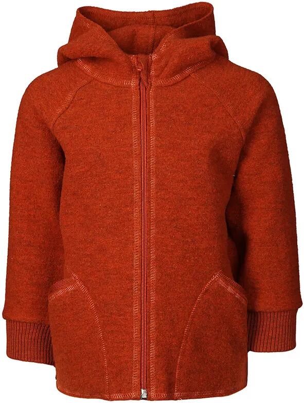 ENGEL Wollfleece-Kapuzenjacke SNUGGLY WINTER in magma melange