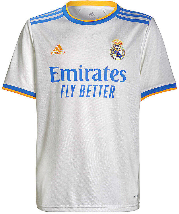 Adidas Kinder Heimtrikot Real Madrid Replica 21/22 weiß   Größe: 140   GR3994 Auf Lager Unisex 140