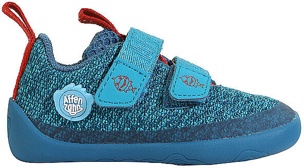 AFFENZAHN Kinder Barfußschuh Knit Shark blau   Kinder   Größe: 22   AFZ-HBS