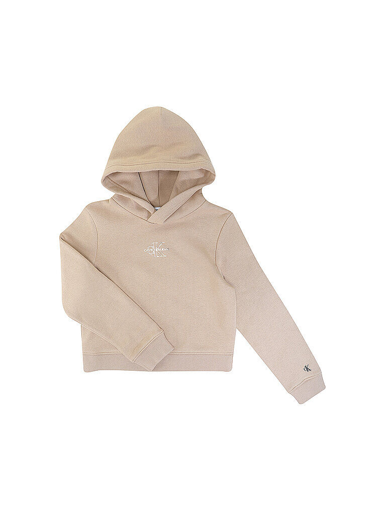 Calvin KLEIN JEANS Mädchen Kapuzensweater - Hoodie beige   Kinder   Größe: 152   IG01102