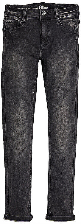 S.OLIVER Jungen Jeans Slim Fit schwarz   Kinder   Größe: 164   2101360