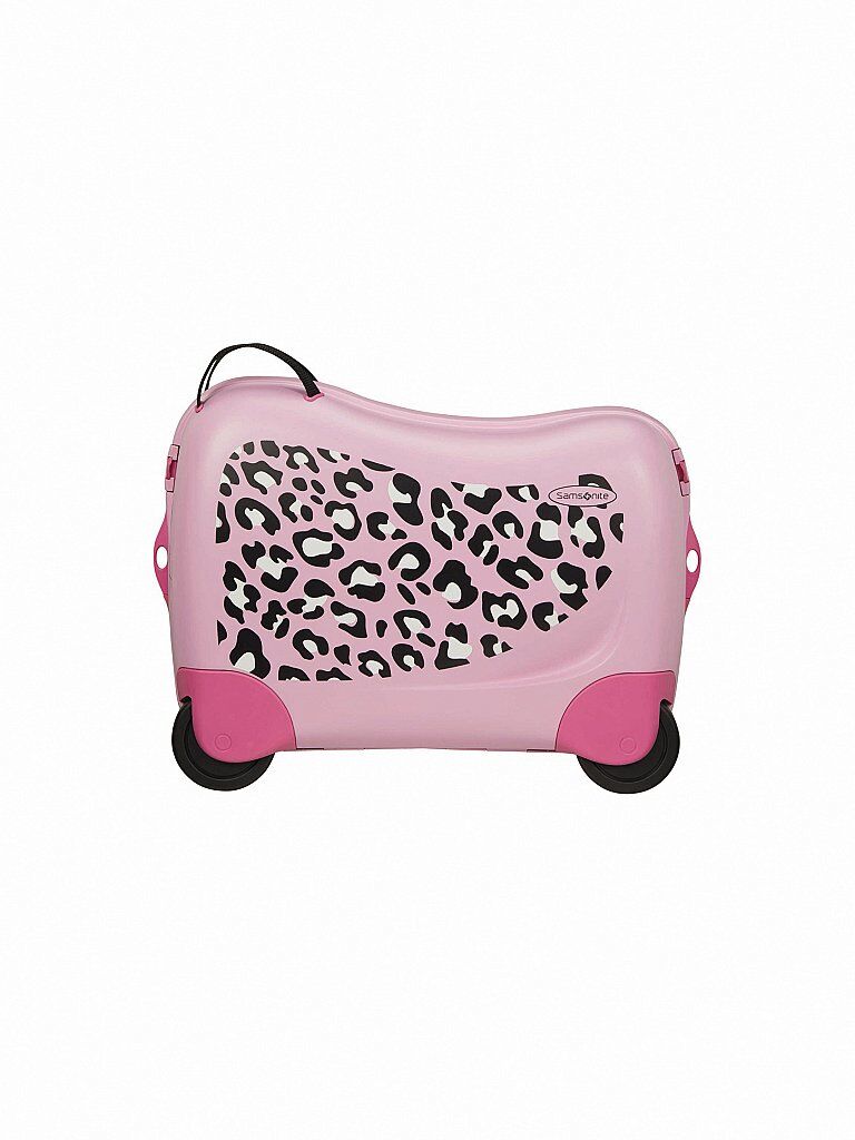 Samsonite Kinder Trolley " Dream Rider Suitcase " ( Leopard L. ) rosa   109640