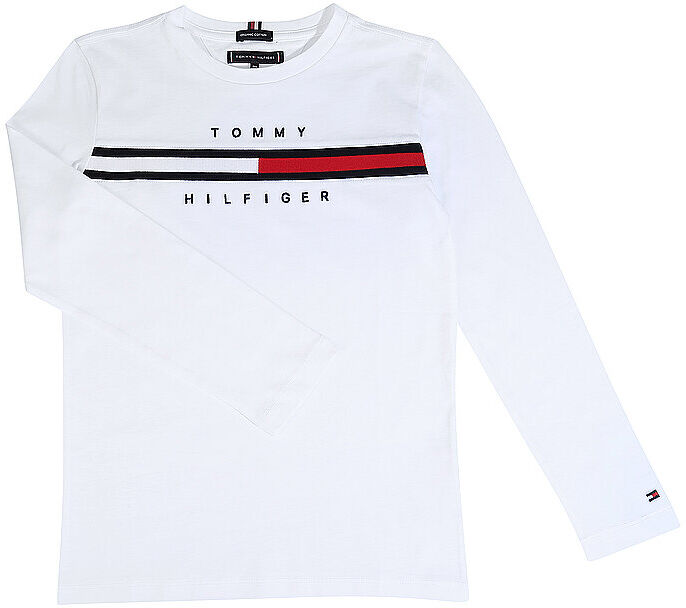 Tommy Hilfiger Jungen Langarmshirt  weiß   Kinder   Größe: 176   KB06951