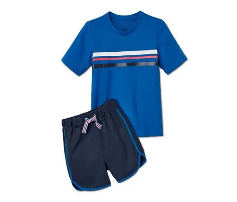 Tchibo - Shorty-Pyjama - Dunkelblau -Kinder - 100% Baumwolle - Gr.: 158/164 Baumwolle  158/164