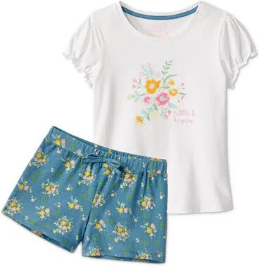 Tchibo - Shorty-Pyjama - Weiss -Kinder - 100% Baumwolle - Gr.: 134/140 Baumwolle  134/140