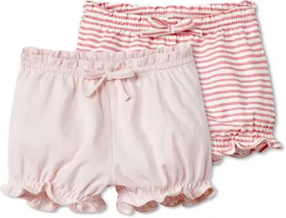 Tchibo - 2 Baumwoll-Babyshorts - Weiss/Gestreift -Baby - Gr.: 86/92 Baumwolle 1x 86/92