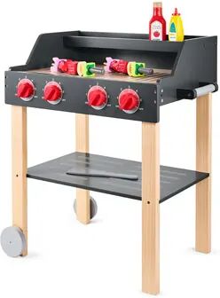 Tchibo - Spielgrill aus Holz - Mehrfarbig -Kinder Metall