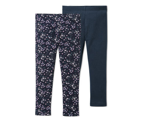 Tchibo - 2 Leggings - Dunkelblau -Kinder - Gr.: 158/164 Baumwolle  158/164