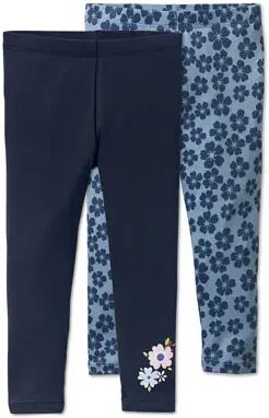 Tchibo - 2 Leggings - Dunkelblau -Kinder - Gr.: 62/68 Baumwolle  62/68