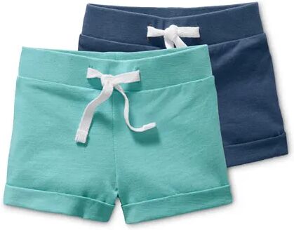 Tchibo - 2 Jersey-Shorts - Petrol -Baby - 100% Baumwolle - Gr.: 50/56 Baumwolle Blau 50/56