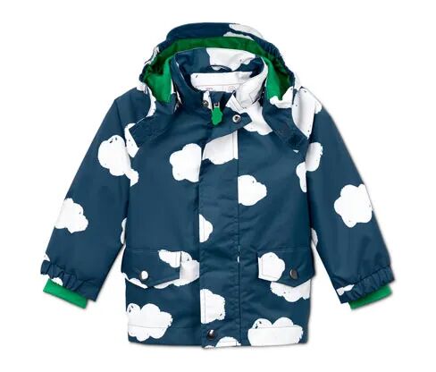 Tchibo - Regenjacke aus recyceltem Material - Dunkelblau -Kinder - 100% Baumwolle - Gr.: 86/92 Polyester  86/92