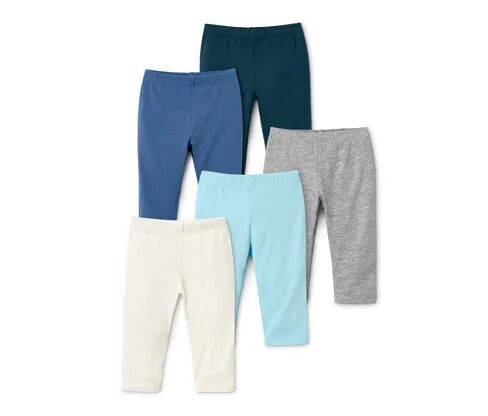 Tchibo - 5 3/4-Leggings aus Bio-Baumwolle - Dunkelblau/Meliert -Kinder - Gr.: 74/80 Baumwolle 1 x 74/80