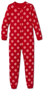 Tchibo - Jersey-Overall-Pyjama - Weiss -Kinder - 100% Baumwolle - Gr.: 134/140 Baumwolle Rot 134/140