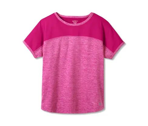 Tchibo - Funktionsshirt - Pink/Meliert -Kinder - Gr.: 134/140 Polyester Pink 134/140