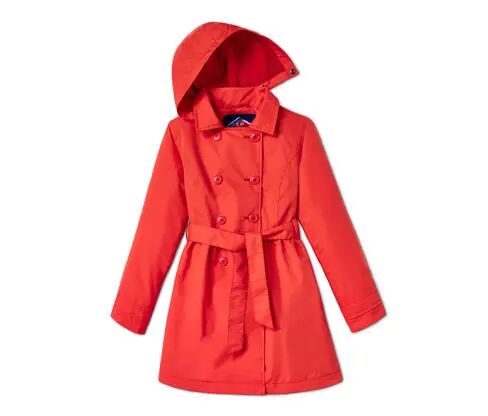 Tchibo - Allwetter-Trenchcoat mit recyceltem Material - Orange -Kinder - 100% Baumwolle - Gr.: 134/140 Polyester  134/140