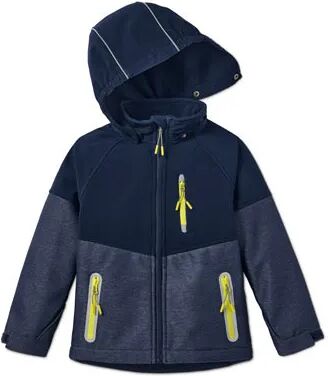 Tchibo - Softshelljacke aus recyceltem Material - Dunkelblau/Meliert -Kinder - Gr.: 110/116 Polyester Oben 110/116