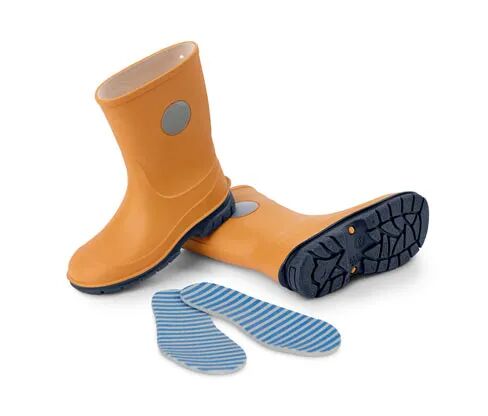 Tchibo - Gummistiefel - Blau -Kinder - Gr.: 24/25 Kunststoff Gelb 24/25