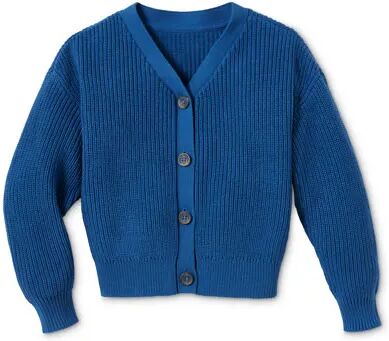 Tchibo - Strickjacke - Blau -Kinder - 100% Baumwolle - Gr.: 170/176 Baumwolle Blau 170/176