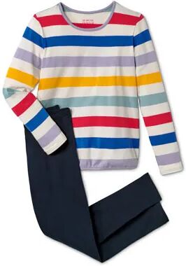 Tchibo - Kids-Pyjama - Dunkelblau/Gestreift -Kinder - Gr.: 158/164 Baumwolle  158/164