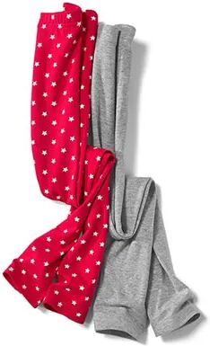 Tchibo - 2 Leggings - Weiss/Meliert -Kinder - Gr.: 98/104 Baumwolle Rot 98/104