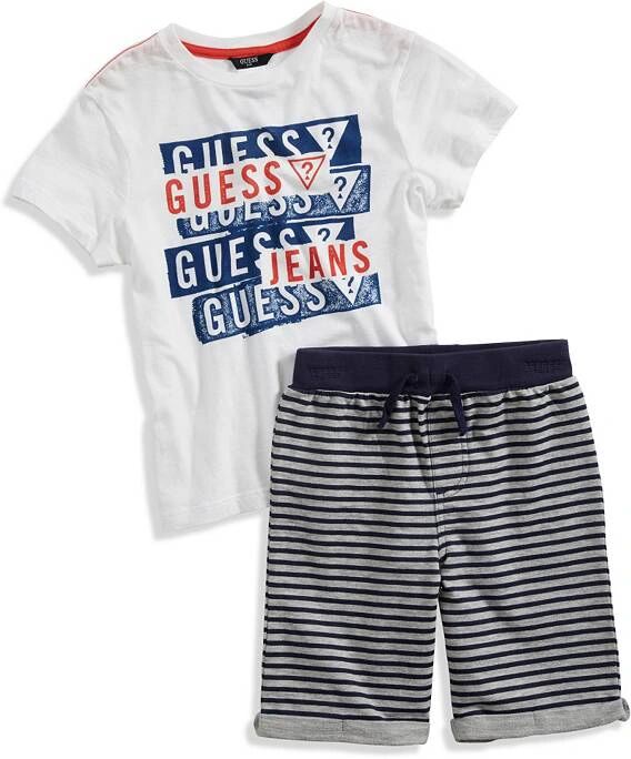 Guess KIDS SET TEE AND SHORT GU58 Velikost: 7 (6,5 let)