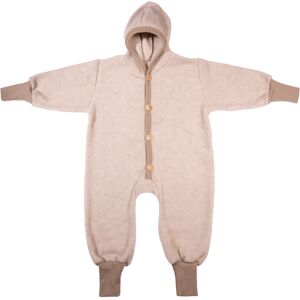 Cosilana Overall mit Bund aus Woll-/Baumwollfleece - 86 / 92 100 Beige