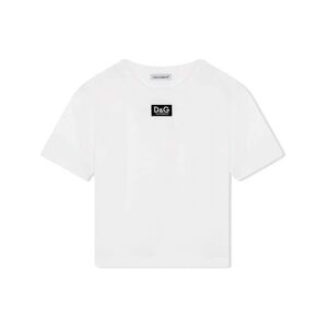 Dolce & Gabbana Kids T-Shirt mit Logo-Print - Weiß 3/5/10 Unisex