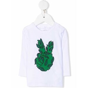 Stella McCartney Kids T-Shirt mit Blatt-Print - Weiß 9 M./12 M. Unisex