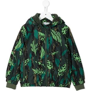 Stella McCartney Kids Jacke mit Blatt-Print - Grün 4/6/12 Unisex