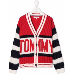 Tommy Hilfiger Junior Cardigan in Colour-Block-Optik - Rot 5/10 Unisex