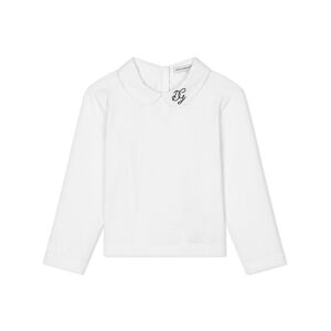 Dolce & Gabbana Kids Bluse mit Logo-Print - Weiß 12/6/8/4/5/10/2 Unisex