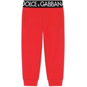 Dolce & Gabbana Kids Jogginghose mit Logo-Bund - Rot 3/4/5/6/8/10/12/14 Unisex