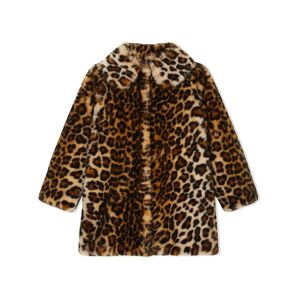 Dolce & Gabbana Kids Faux-Fur-Mantel mit Leopardenmuster - Braun 3/5/6/10/8/12 Unisex