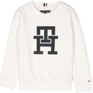 Tommy Hilfiger Junior Sweatshirt mit Logo-Patch - Weiß 8/10/12/14/16/4/5/6/3 Unisex