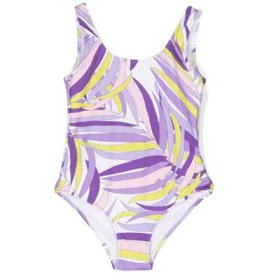 MC2 Saint Barth Kids Badeanzug mit Blatt-Print - Violett 10 J./2 J./6 J./12 J./16 yrs Unisex