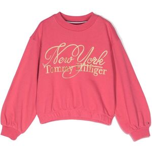 Tommy Hilfiger Junior Sweatshirt mit rundem Ausschnitt - Rosa 3/4/6/8/10/12/14/16 Unisex