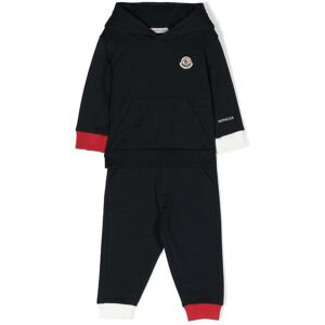 Moncler Enfant logo-appliqué cotton tracksuit set - Blau 6/9/12/18/18/24/24/36 Unisex